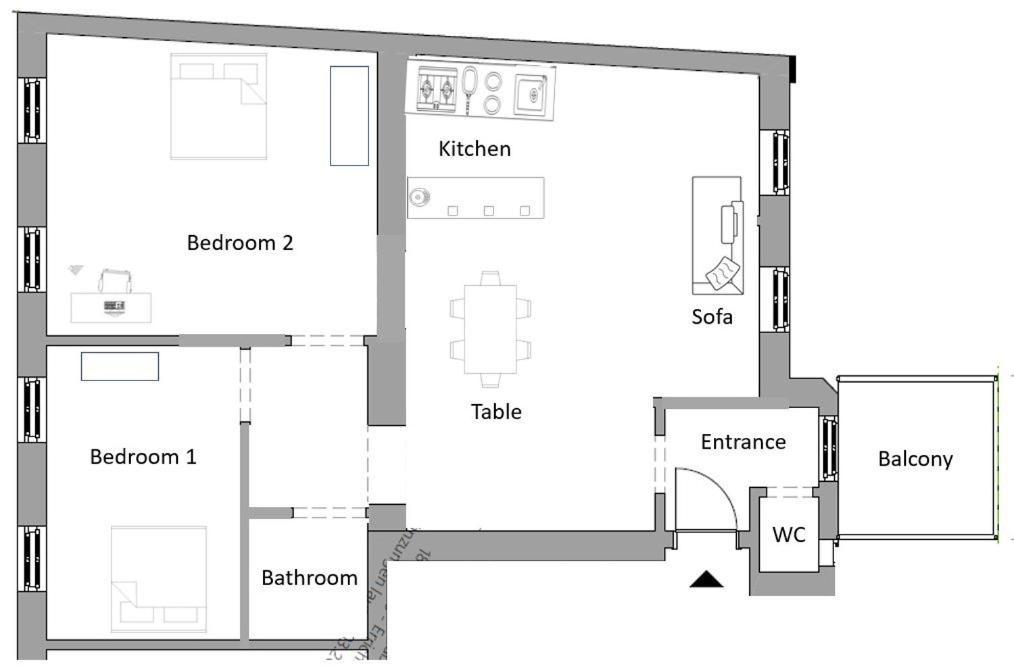 Helle 4 Zimmer Familien-Wohnung Mit Balkon! Schloss Schonbrunn In Gehdistanz Viyana Dış mekan fotoğraf